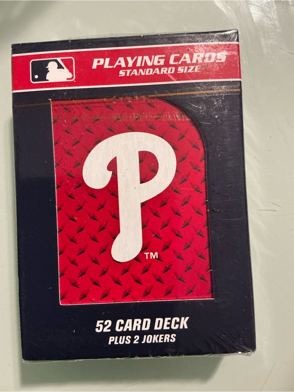 MLB Team Playing Cards - Red & Navy Box